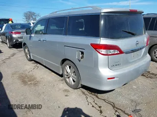 2014 Nissan Quest S with VIN JN8AE2KP6E9100574, listed as a IAAI auction lot 41658656 with 137,335 mi miles. Bid and sale history available at carsss.com. Image 3.