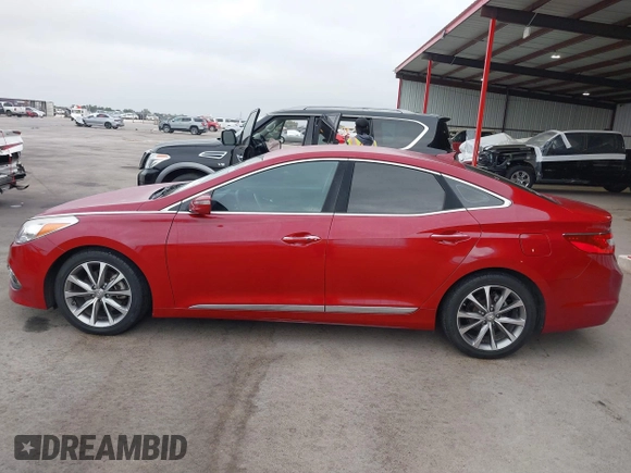 2015 Hyundai Azera with VIN KMHFG4JG1FA488009, listed as a IAAI auction lot 41864544 with 99,358 mi miles and . Bid and sale history available at carsss.com. Image 14.
