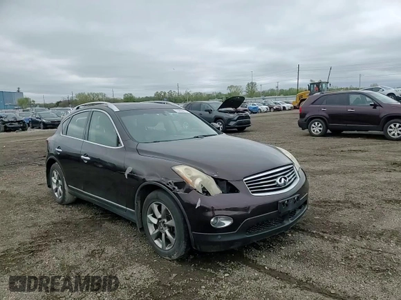 2008 Infiniti EX Journey with VIN JNKAJ09F48M361842, listed as a Copart auction lot 53808415 with 152,850 mi miles and Salvage title. Bid and sale history available at DreamBid. Image 14.