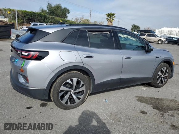 2023 Volkswagen ID.4 Pro with VIN 1V2CMPE88PC032582, listed as a Copart auction lot 48136625 with 21,079 mi miles and Salvage Title. Bid and sale history available at DreamBid. Image 3.