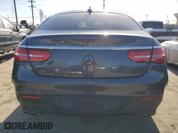 2016 Mercedes-Benz GLE 450 AMG with VIN 4JGED6EBXGA012888, listed as a Copart auction lot 51288915 with 61,779 mi miles and Salvage title. Bid and sale history available at DreamBid. Image 6.