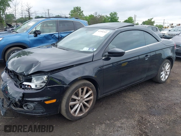 2014 Volkswagen Eos Sport with VIN WVWBW8AH2EV003356, listed as a IAAI auction lot 42394312 with 70,448 mi miles and . Bid and sale history available at DreamBid. Image 18.
