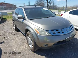 2003 Nissan Murano SL with VIN JN8AZ08T73W116536, listed as a IAAI auction lot 41872499 with 108,896 mi miles and . Bid and sale history available at DreamBid. Image 1.
