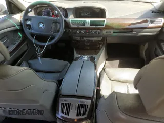2007 BMW 7 Series 750Li with VIN WBAHN83507DT74313, listed as a Copart auction lot 67606404 with 169,922 mi miles and Clean Title. Bid and sale history available at carsss.com. Image 8.