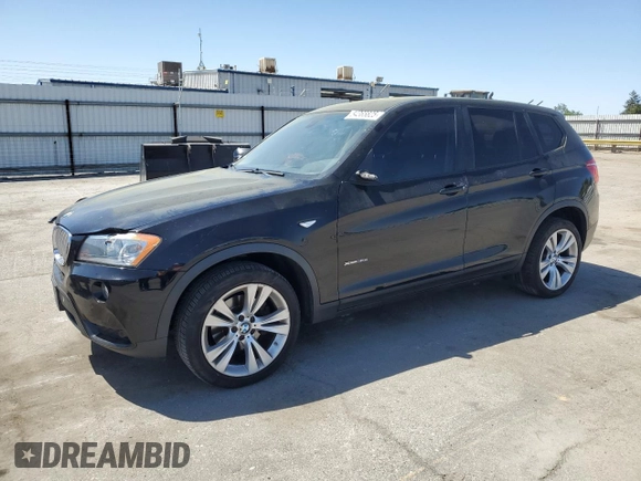 2014 BMW X3 xDrive35i with VIN 5UXWX7C50E0E75288, listed as a Copart auction lot 54365825 with Not Provided miles and Salvage Title. Bid and sale history available at DreamBid. Image 1.