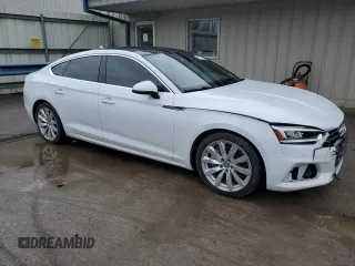 2018 Audi A5 Sportback Premium Plus with VIN WAUBNCF53JA087092, listed as a Copart auction lot 45298784 with 54,391 mi miles. Bid and sale history available at carsss.com. Image 4.