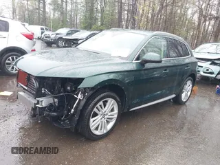 2018 Audi Q5 Premium Plus with VIN WA1BNAFY2J2232886, listed as a IAAI auction lot 41953018 with 30,096 mi miles. Bid and sale history available at carsss.com. Image 2.