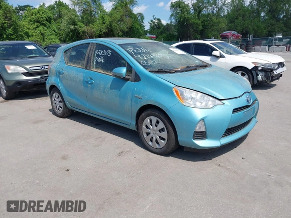 2014 Toyota Prius One with VIN JTDKDTB30E1077183, listed as a IAAI auction lot 42183675 with 92,560 mi miles and . Bid and sale history available at DreamBid. Image 1.