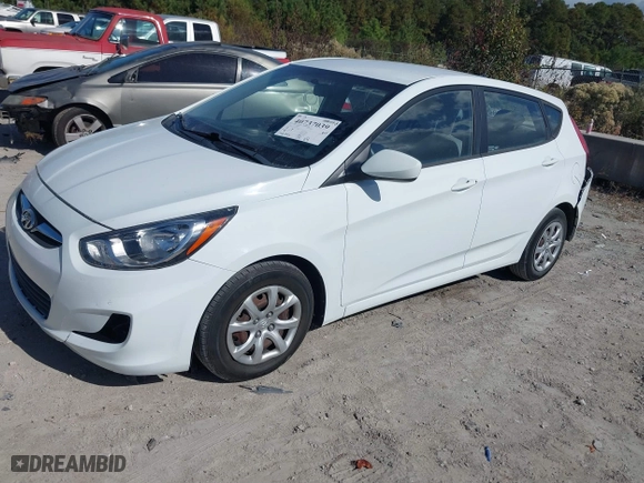 2014 Hyundai Accent GS with VIN KMHCT5AE9EU168274, listed as a IAAI auction lot 40737039 with 40,945 mi miles. Bid and sale history available at carsss.com. Image 2.