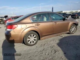 2011 Subaru Legacy Premium with VIN 4S3BMBC62B3218774, listed as a Copart auction lot 54074335 with 124,069 mi miles and Salvage Title. Bid and sale history available at DreamBid. Image 3.