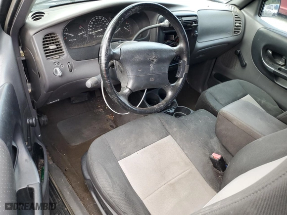 1999 Ford Ranger XL with VIN 1FTYR14X9XTA08323, listed as a Copart auction lot 65949424 with 195,081 mi miles and Salvage Title. Bid and sale history available at carsss.com. Image 8.