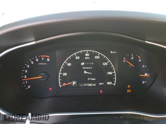 2014 Kia Cadenza Premium with VIN KNALN4D70E5139677, listed as a Copart auction lot 85655924 with 171,362 mi miles and Salvage Title. Bid and sale history available at carsss.com. Image 9.