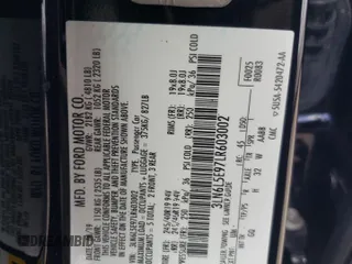2020 Lincoln MKZ Reserve с VIN 3LN6L5E97LR603002, выставлен на аукционе Copart как лот 60979945 с пробегом 36 682 миль миль и Списание • Salvage title. История ставок и продаж доступна на DreamBid. Изображение 12.