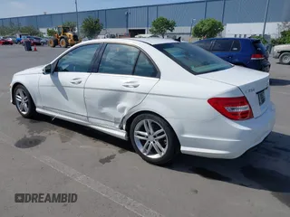 2013 Mercedes-Benz C 250 Sport with VIN WDDGF4HB7DR291503, listed as a IAAI auction lot 42132021 with 118,289 mi miles and . Bid and sale history available at carsss.com. Image 3.