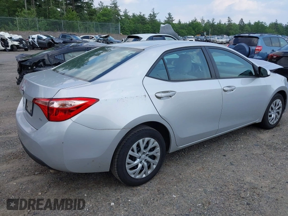 2018 Toyota Corolla L with VIN 2T1BURHE7JC038172, listed as a IAAI auction lot 42473864 with 83,657 mi miles and . Bid and sale history available at DreamBid. Image 4.