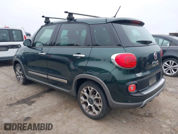 2014 FIAT 500L Trekking with VIN ZFBCFADH5EZ017349, listed as a IAAI auction lot 41528462 with 119,820 mi miles and . Bid and sale history available at DreamBid. Image 3.