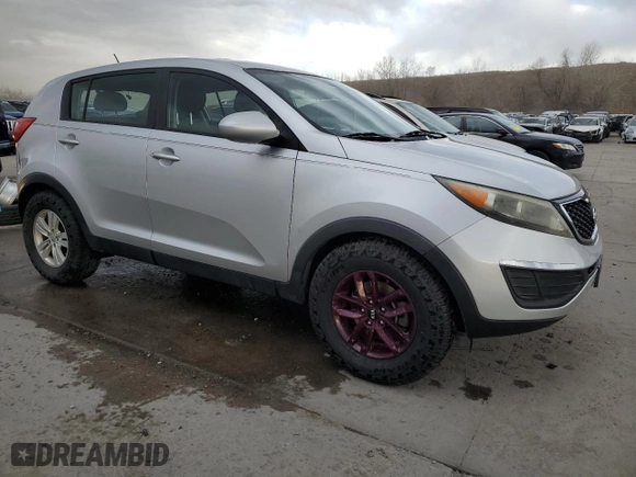 2012 Kia Sportage LX with VIN KNDPB3A2XC7188435, listed as a Copart auction lot 47492475 with 187,870 mi miles and Salvage Title. Bid and sale history available at carsss.com. Image 4.