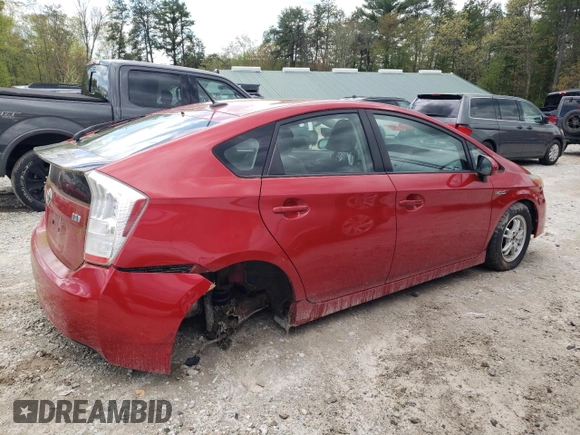 2011 Toyota Prius I with VIN JTDKN3DU5B0306171, listed as a Copart auction lot 55897395 with 165,088 mi miles and Clean Title. Bid and sale history available at DreamBid. Image 3.