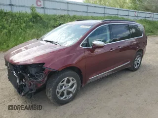 2022 Chrysler Pacifica Limited z VIN 2C4RC3GG1NR200689, wystawiony jako Copart lot #57232235 z przebiegiem 42 379 mil mil oraz Czysty tytuł • Clean title. Historia ofert i sprzedaży dostępna na DreamBid. Obrazek 1.