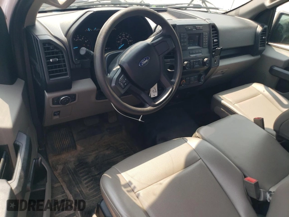 2019 Ford F-150 XL with VIN 1FTMF1CB9KKE43869, listed as a Copart auction lot 57331515 with 164,061 mi miles and Salvage title. Bid and sale history available at DreamBid. Image 8.