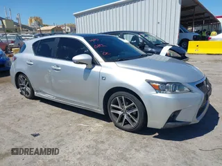 2015 Lexus CT 200h with VIN JTHKD5BHXF2248376, listed as a IAAI auction lot 42328434 with 109,112 mi miles and . Bid and sale history available at DreamBid. Image 1.