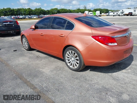 2011 Buick Regal CXL RL1 with VIN 2G4GN5EC7B9182235, listed as a IAAI auction lot 41498498 with 156,123 mi miles and . Bid and sale history available at DreamBid. Image 3.
