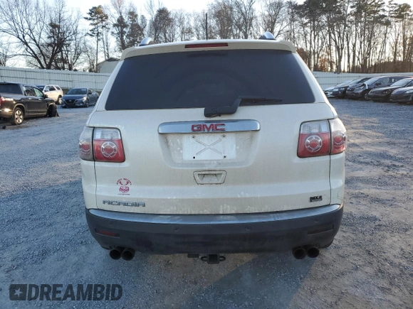 2008 GMC Acadia SLT1 with VIN 1GKER23718J299279, listed as a Copart auction lot 86814374 with Not Provided miles and Salvage Title. Bid and sale history available at carsss.com. Image 6.