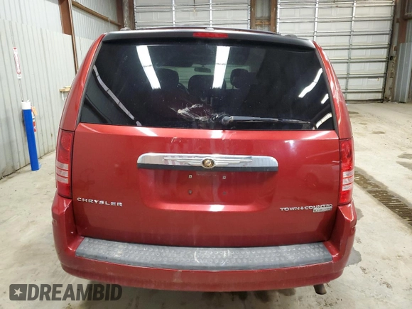 2010 Chrysler Town & Country Touring with VIN 2A4RR5D1XAR229185, listed as a Copart auction lot 47168355 with 0 mi miles and Salvage Title. Bid and sale history available at carsss.com. Image 6.