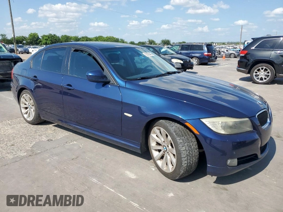 2011 BMW 3 Series 328i with VIN WBAPH7C50BE461757, listed as a Copart auction lot 62005405 with 129,851 mi miles and Salvage title. Bid and sale history available at DreamBid. Image 4.