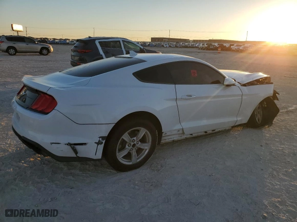 2020 Ford Mustang EcoBoost with VIN 1FA6P8TH9L5173017, listed as a Copart auction lot 43583375 with 0 mi miles and Salvage Title. Bid and sale history available at carsss.com. Image 3.