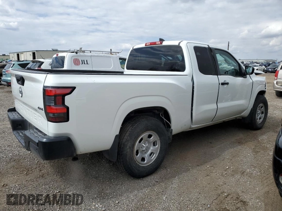 2023 Nissan Frontier S with VIN 1N6ED1CM9PN606440, listed as a Copart auction lot 54537205 with 58,103 mi miles and Salvage title. Bid and sale history available at DreamBid. Image 3.