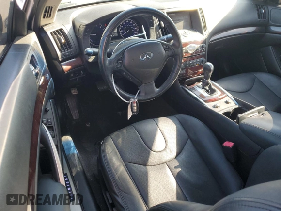 2013 Infiniti G37 IPL with VIN JN1CV6EK6DM923032, listed as a Copart auction lot 53323725 with 152,739 mi miles and Salvage Title. Bid and sale history available at carsss.com. Image 8.