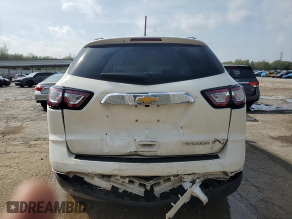 2013 Chevrolet Traverse LS with VIN 1GNKRFED0DJ105822, listed as a Copart auction lot 51746665 with 71,273 mi miles and Salvage Title. Bid and sale history available at carsss.com. Image 6.