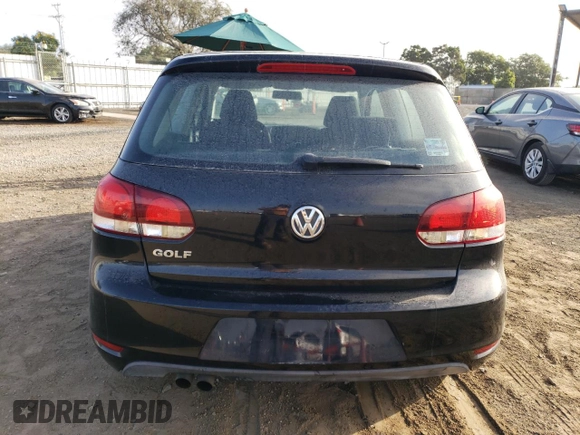 2010 Volkswagen Golf with VIN WVWAA7AJ5AW220959, listed as a Copart auction lot 75882224 with 119,463 mi miles and Salvage title. Bid and sale history available at DreamBid. Image 6.