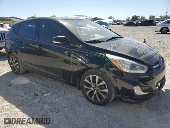 2015 Hyundai Accent Sport with VIN KMHCU5AE8FU233100, listed as a Copart auction lot 47982475 with 146,960 mi miles and Salvage Title. Bid and sale history available at carsss.com. Image 4.