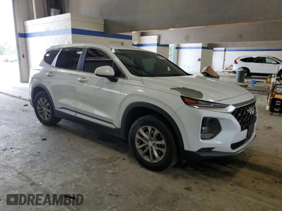 2019 Hyundai Santa Fe SE z VIN 5NMS2CAD4KH115371, wystawiony jako Copart lot #59180895 z przebiegiem 127 444 mil mil oraz Szkoda całkowita • Salvage title. Historia ofert i sprzedaży dostępna na DreamBid. Obrazek 4.