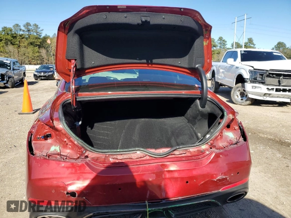2019 Genesis G70 3.3T Advanced with VIN KMTG34LE6KU015085, listed as a Copart auction lot 87007704 with 58,335 mi miles and Salvage Title. Bid and sale history available at carsss.com. Image 6.