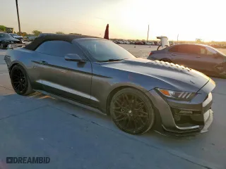 2017 Ford Mustang EcoBoost Premium with VIN 1FATP8UH5H5294989, listed as a Copart auction lot 52748585 with 82,291 mi miles and Salvage Title. Bid and sale history available at carsss.com. Image 4.