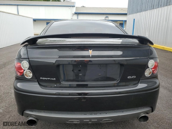 2006 Pontiac GTO with VIN 6G2VX12U06L836591, listed as a Copart auction lot 51596625 with NaN miles and Salvage Title. Bid and sale history available at carsss.com. Image 6.