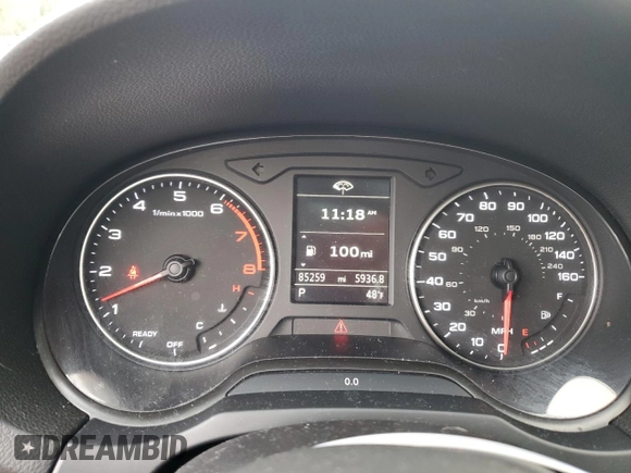 2016 Audi A3 1.8T Premium with VIN WAUA7GFF7G1074800, listed as a Copart auction lot 51869495 with 85,259 mi miles and Salvage Title. Bid and sale history available at carsss.com. Image 9.