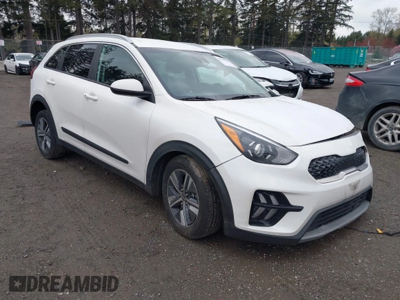 2022 Kia Niro LXS with VIN KNDCB3LC9N5549074, listed as a IAAI auction lot 41929347 with 128,044 mi miles. Bid and sale history available at carsss.com. Image 1.