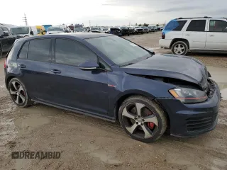 2016 Volkswagen Golf GTI Autobahn w/Performance Pkg with VIN 3VW447AU1GM049468, listed as a Copart auction lot 47206595 with 71,245 mi miles and Salvage Title. Bid and sale history available at carsss.com. Image 4.