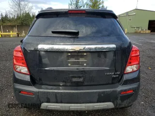 2016 Chevrolet Trax LTZ with VIN KL7CJRSB7GB649707, listed as a Copart auction lot 51951785 with 158,613 mi miles and Salvage Title. Bid and sale history available at carsss.com. Image 6.