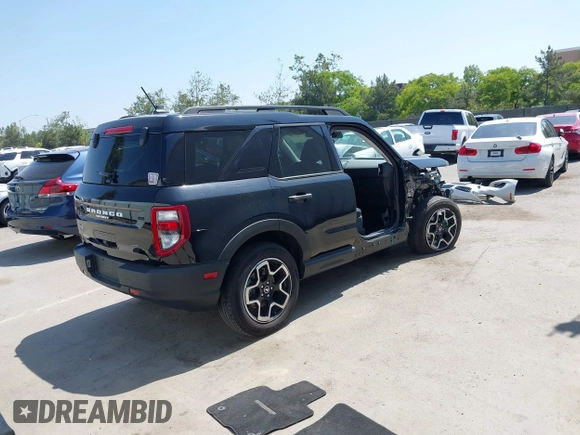 2024 Ford Bronco Sport Big Bend with VIN 3FMCR9B6XRRE78024, listed as a IAAI auction lot 42349328 with 11,246 mi miles and . Bid and sale history available at DreamBid. Image 4.