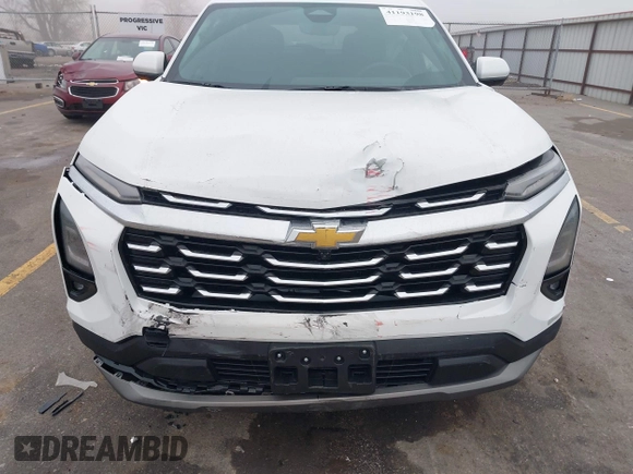 2025 Chevrolet Equinox AWD LT with VIN 3GNAXPEG1SL102774, listed as a IAAI auction lot 41193198 with 3,279 mi miles. Bid and sale history available at carsss.com. Image 6.