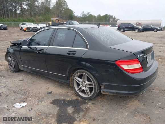 2009 Mercedes-Benz C-Class 3.0L Sport with VIN WDDGF54X59R050814, listed as a IAAI auction lot 41354847 with 144,945 mi miles. Bid and sale history available at carsss.com. Image 3.