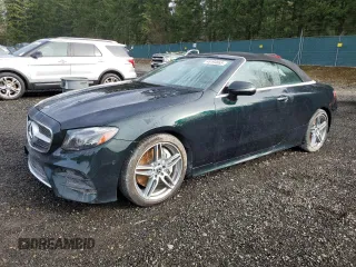 2018 Mercedes-Benz E-Class E 400 with VIN WDD1K6FB8JF046433, listed as a Copart auction lot 46194865 with 0 mi miles and Salvage Title. Bid and sale history available at carsss.com. Image 1.