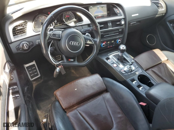 2014 Audi S5 Premium Plus with VIN WAUCGAFH8EN008043, listed as a Copart auction lot 71821634 with 97,905 mi miles and Salvage Title. Bid and sale history available at carsss.com. Image 8.