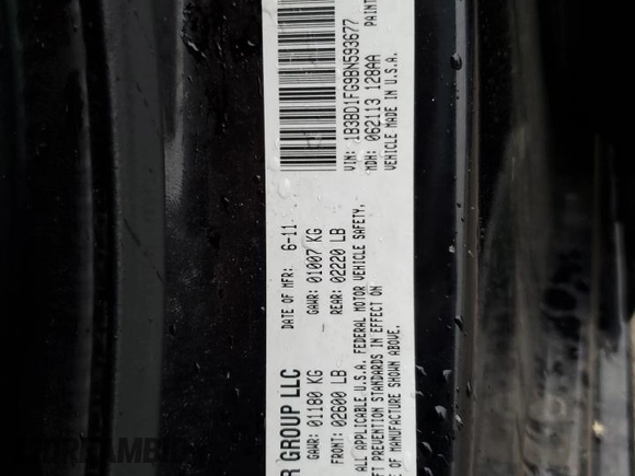 2011 Dodge Avenger Heat with VIN 1B3BD1FG9BN593677, listed as a Copart auction lot 51484915 with 119,766 mi miles and Salvage Title. Bid and sale history available at DreamBid. Image 14.