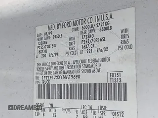 2000 Ford F-150 XL with VIN 1FTZF172XYNA19690, listed as a IAAI auction lot 41721021 with 181,702 mi miles and . Bid and sale history available at DreamBid. Image 9.